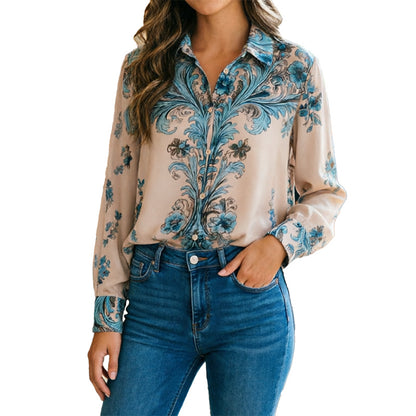 Chemise Imprimée Manches Longues