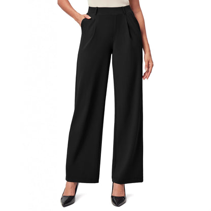 Pantalon Taille Haute Stretch