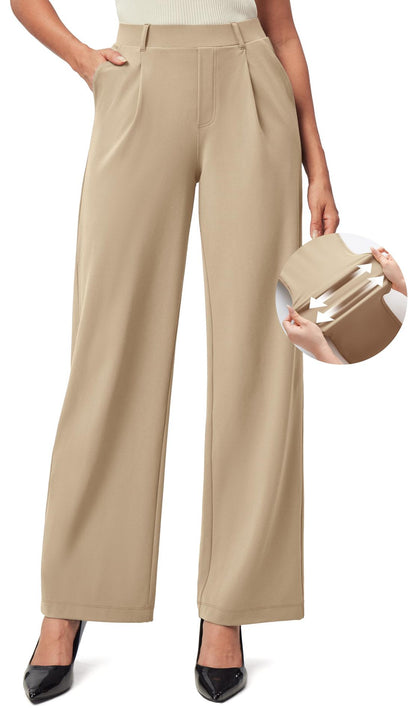 Pantalon Taille Haute Stretch