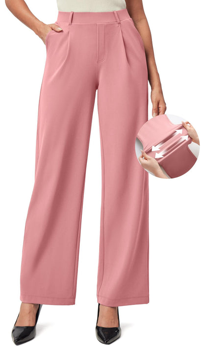 Pantalon Taille Haute Stretch