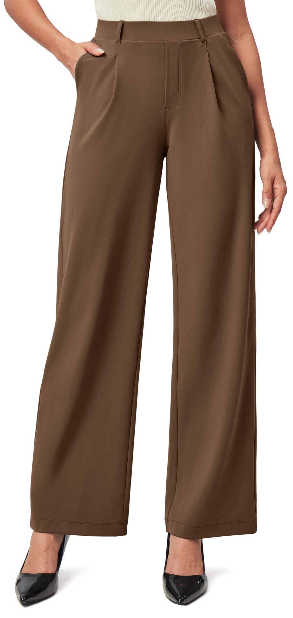 Pantalon Taille Haute Stretch