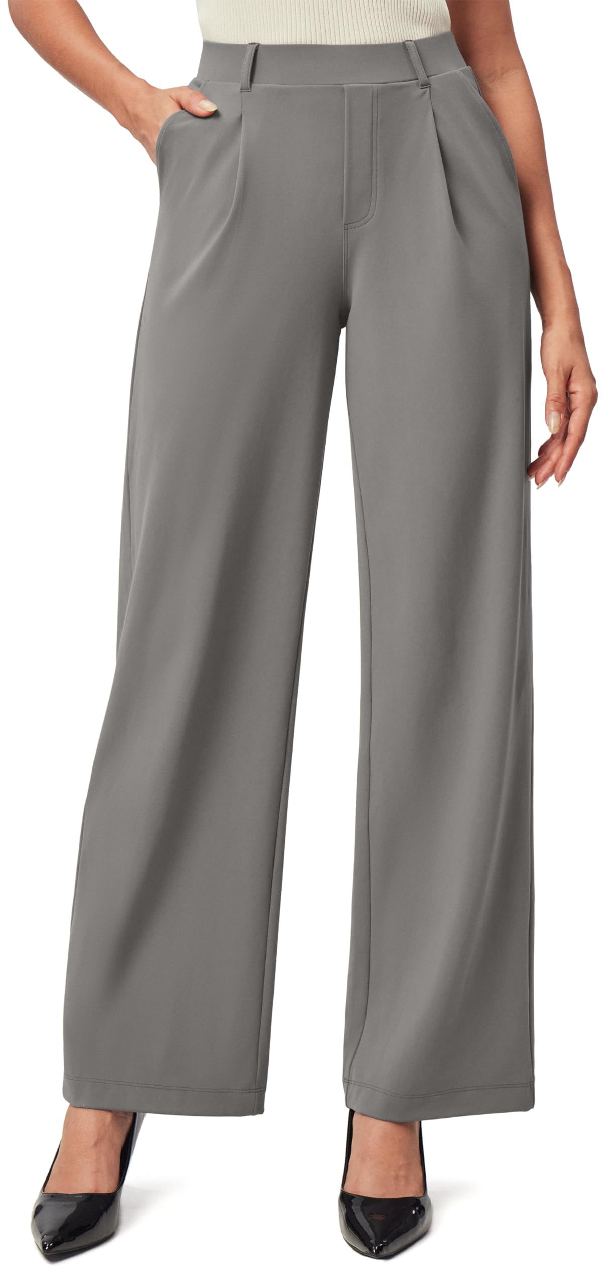 Pantalon Taille Haute Stretch