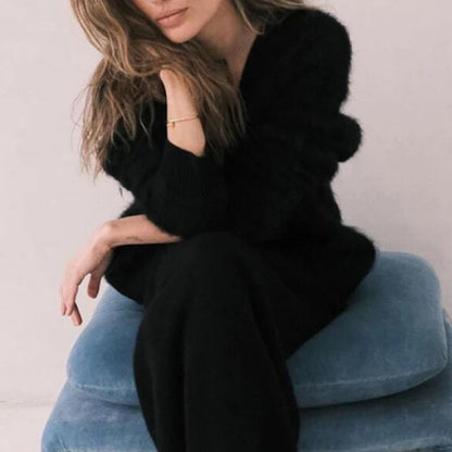 Cardigan Coupe Fluide à Col V