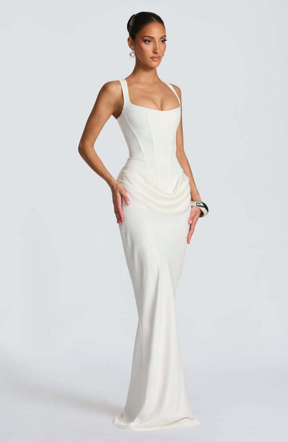 Robe Longue Bustier Ajustée