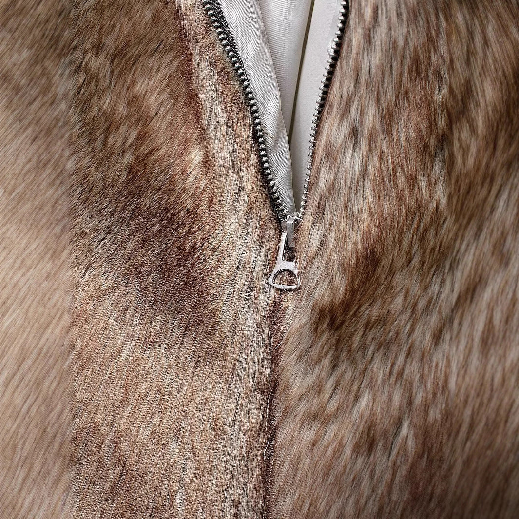 Veste Fourrure Vintage Chic