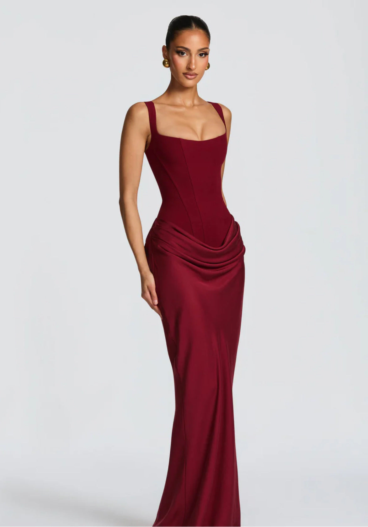 Robe Longue Bustier Ajustée