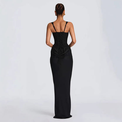 Robe Longue Bustier Ajustée