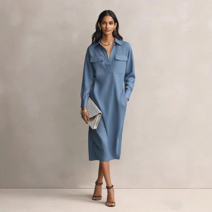 Robe Chemise Élégante Cintrée