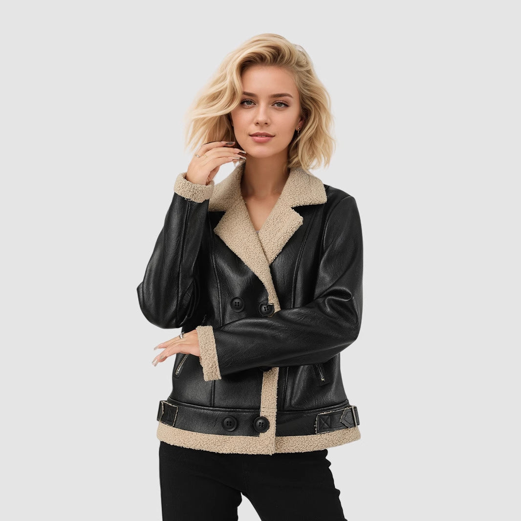 Manteau Cuir Doublure Polaire