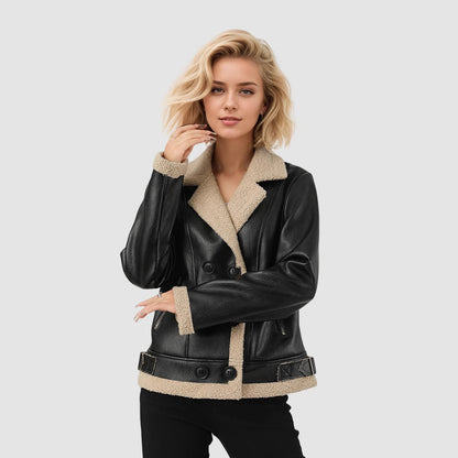 Manteau Cuir Doublure Polaire