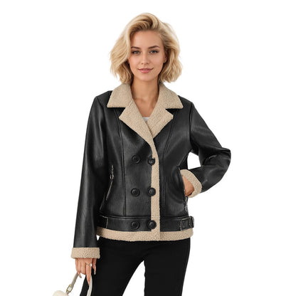 Manteau Cuir Doublure Polaire