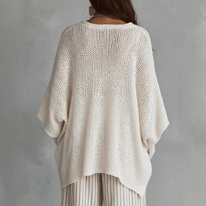 Pull Maille Ajourée Vintage