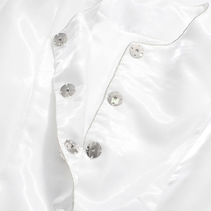 Chemise Col Rond Manches Ballon