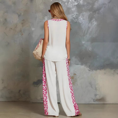 Ensemble Léopard Patchwork Chic
