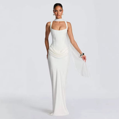 Robe Longue Bustier Ajustée