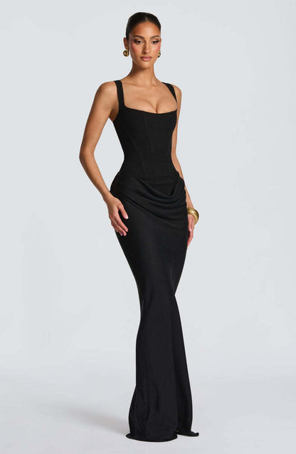 Robe Longue Bustier Ajustée