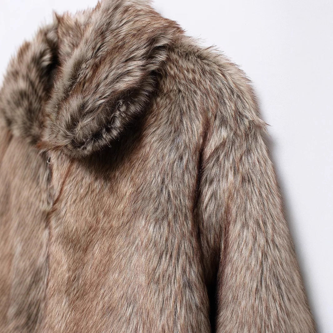 Veste Fourrure Vintage Chic