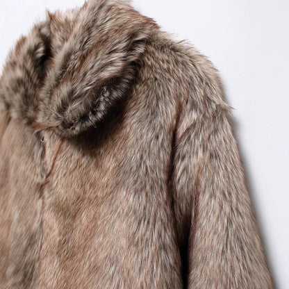 Veste Fourrure Vintage Chic