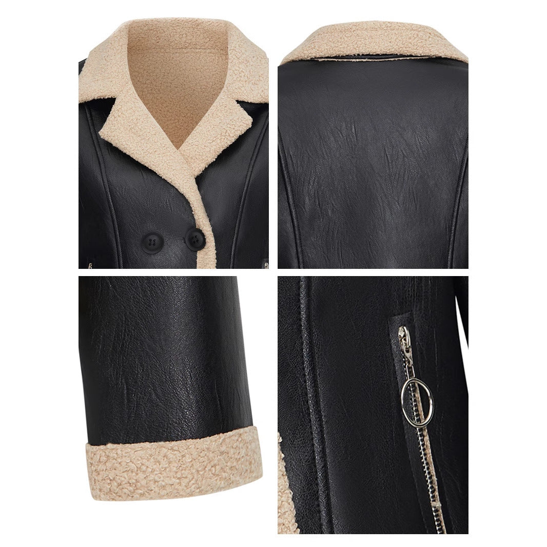 Manteau Cuir Doublure Polaire