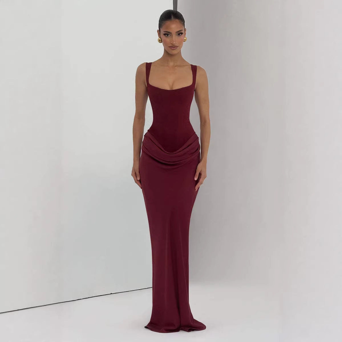 Robe Longue Bustier Ajustée