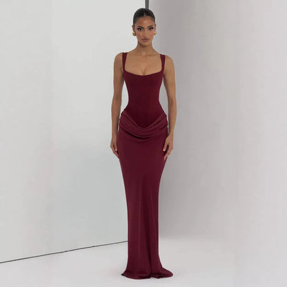 Robe Longue Bustier Ajustée