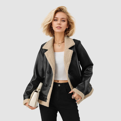 Manteau Cuir Doublure Polaire