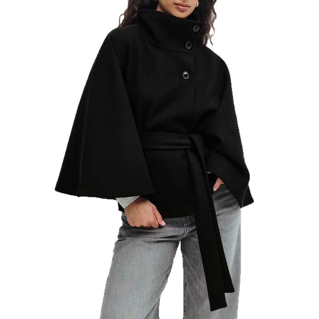 Manteau Ceinturé Élégance Hiver