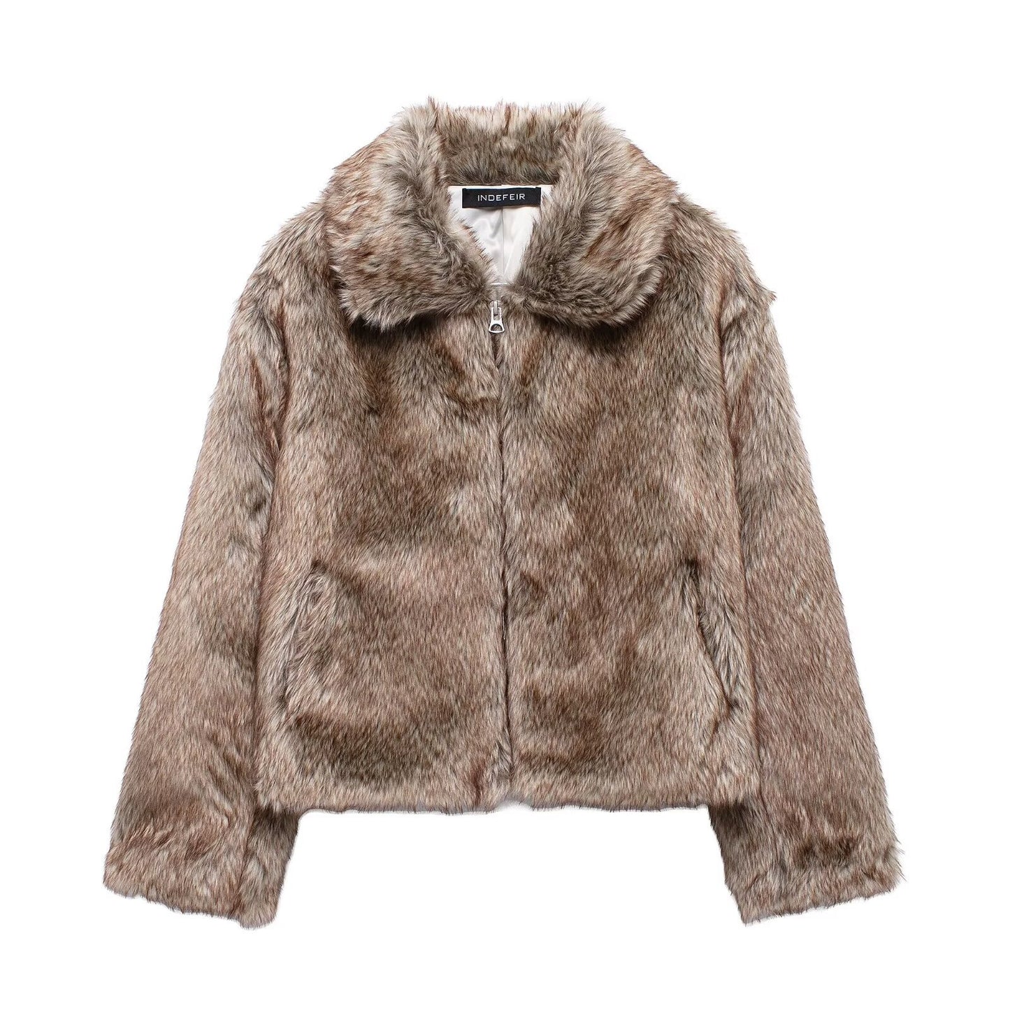 Veste Fourrure Vintage Chic
